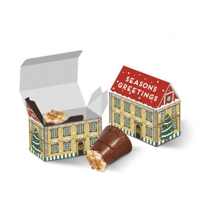 Image of Promotional Christmas Eco House Filled With Chocolate Mountains