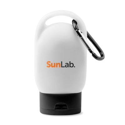 Image of Promotional Sunscreen Lotion In Tube With Carabiner Clip SPF25