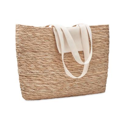 Image of Promotional Organic Woven Beach Bag Made From Cattail Leaves