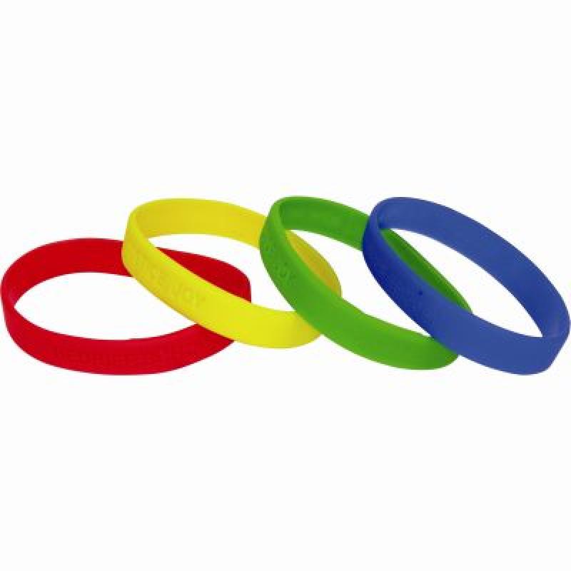 red yellow and green wristbands