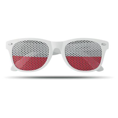 Image of Promotional Novelty Sunglasses With Flag Printed Lenses