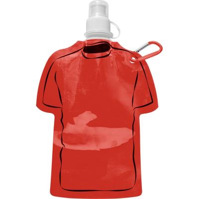 Image of Promotional Football Shirt Sports Water Bottle With Carabiner Clip