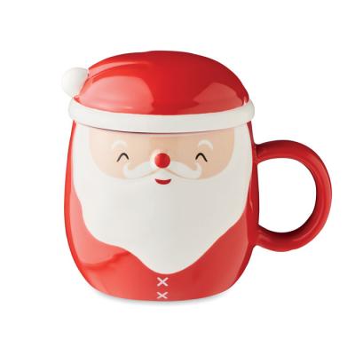 Image of Promotional Santa Christmas Mug With Lid