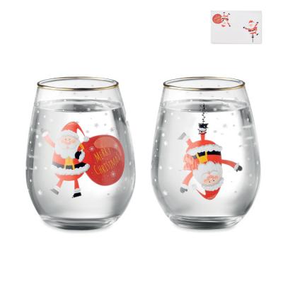 Image of Promotional Noel Christmas Glasses Gift Set In Box