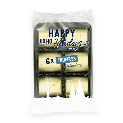 Image of Promotional Christmas White Chocolate Truffles Handmade