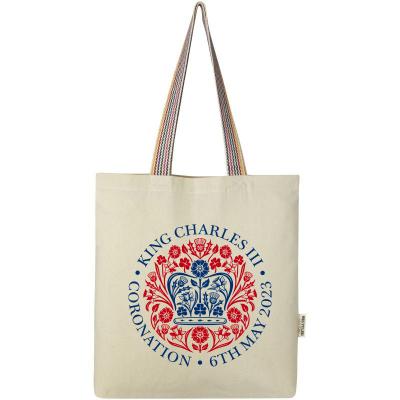 Image of Promotional King Charles Coronation Eco Tote Bag Recycled