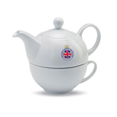 Image of Promotional King Charles Coronation Teapot And Cup Gift Set