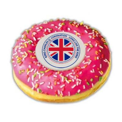 Image of Branded King Charles Coronation Doughnuts