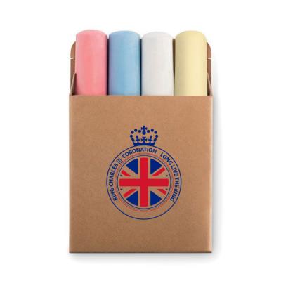 Image of Printed King Charles Coronation Chalk Pack