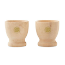 Image of Promotional King Charles Coronation Wooden Egg Cup Gift Set