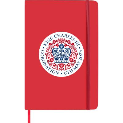 Image of King Charles Coronation Promotional Notebook Express A5 Notebook Soft Feel 