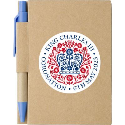 Image of King Charles Coronation Promotional Eco Notebook Express Small Notebook