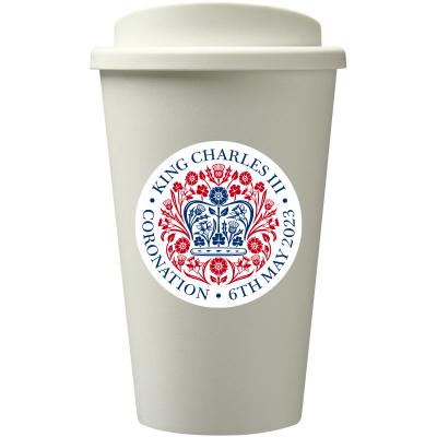 Image of King Charles Coronation Promotional Takeout Tumbler Eco Americano Renew Insulated Tumbler 