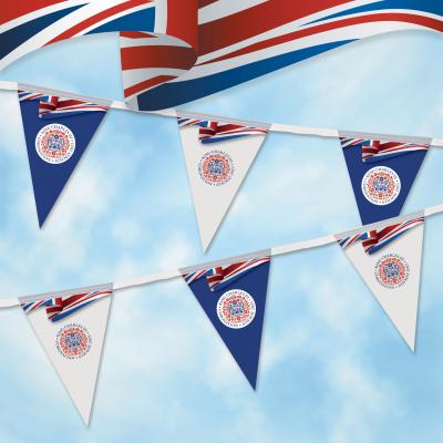 Image of King Charles Coronation Promotional Buntings Street Party Buntings
