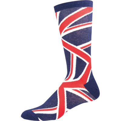 Image of King's Coronation Merchandise Branded Socks Bespoke Union Jack Socks 
