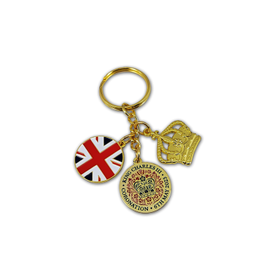 Image of King Charles Coronation Promotional Charm Keyring
