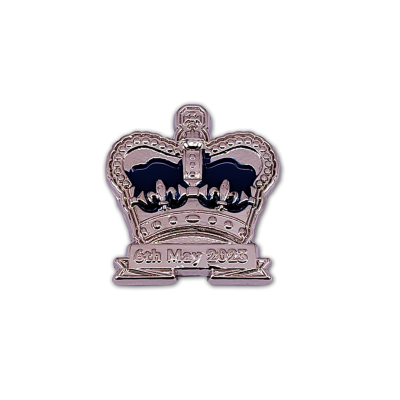 Image of King Charles Coronation Promotional Commemorative Crown Badge