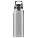 Image of Promotional Sigg Shield One Water Bottle Brushed Silver 1 litre