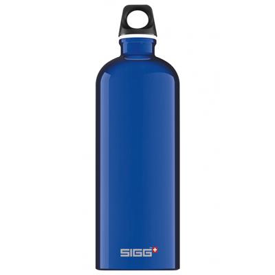 Image of Promotional SIGG Traveller Metal Bottle Dark Blue 1L