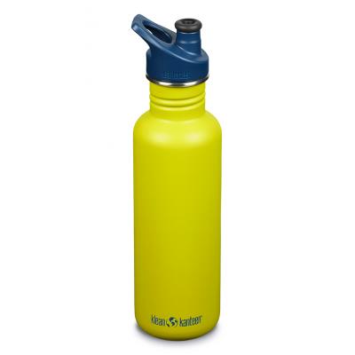 Image of Promotional Klean Kanteen Classic Bottle 800ml Stainless Steel Green Apple