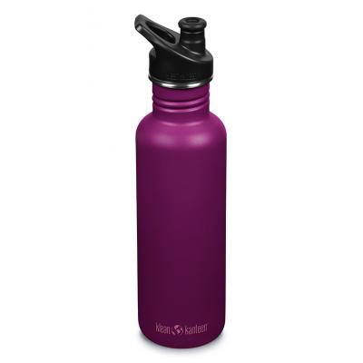 Image of Promotional Klean Kanteen Classic Bottle 800ml Stainless Steel Purple Potion