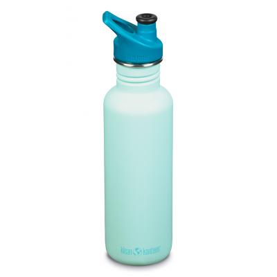 Image of Printed Klean Kanteen Classic Bottle 800ml Stainless Steel Blue Tint