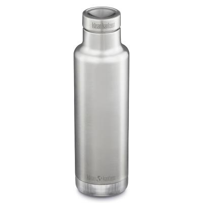 Image of Printed Klean Kanteen Insulated Pour Through Classic Bottle 750ml Brushed Stainless
