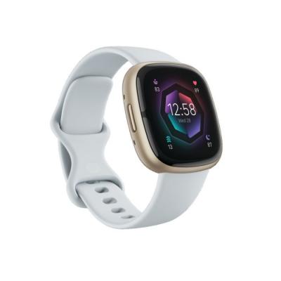 Image of Fitbit Sense 2 GPS Smartwatch Blue Mist Soft Gold