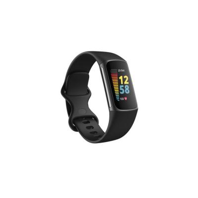 Image of Fitbit Charge 5 Activity Tracker Black Graphite Stainless Steel