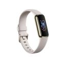 Image of Fitbit Luxe Activity Tracker Lunar White Soft Gold Stainless Steel