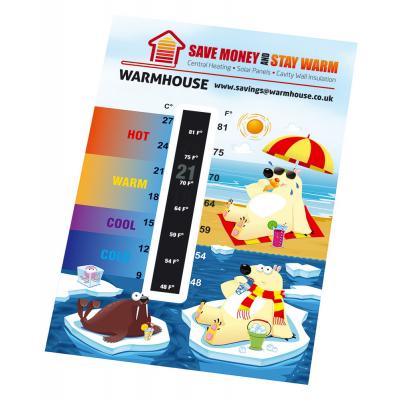 Image of Promotional Temperature Gauge Cards - Credit card size