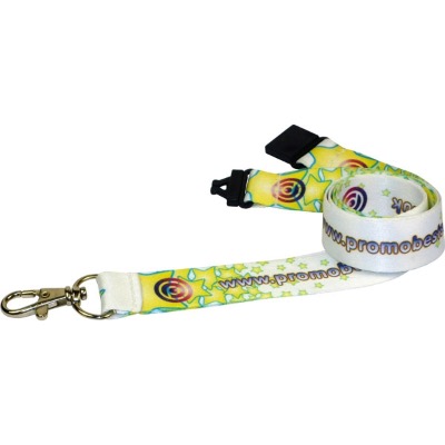 Image of 10mm Dye Sublimated Print Polyester Lanyard
