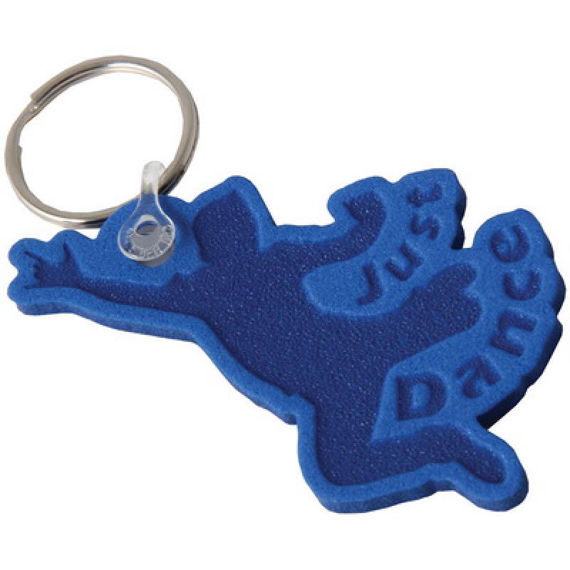 Image of Embossed Foam Keyrings - Custom Shape 