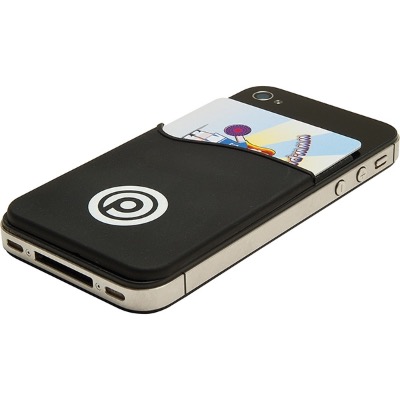 Image of Promotional Silicone Smart Wallet. Printed Wallet Which Sticks To the Back Of Mobil Phones.