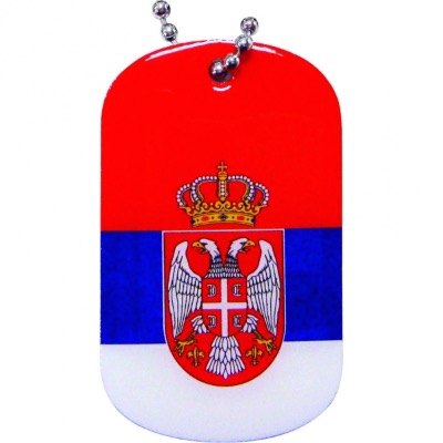 Image of Promotional Metal Dog Tag With Epoxy Coating And Up To Four Colours