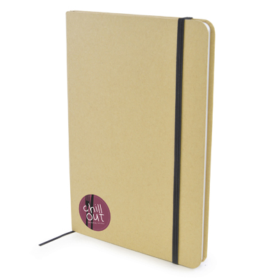 Image of Promotional A5 Natural Recycled Notepad, Eco Friendly Notebook