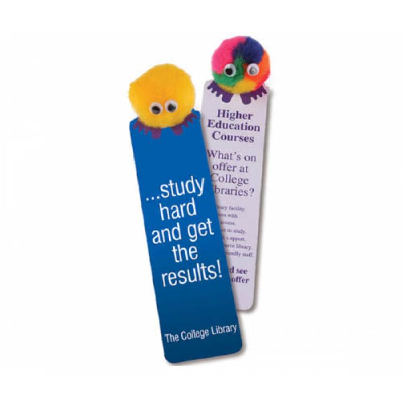 Image of Promotional Logobug Bookmarks Available in Variety of Colours Custom Printable