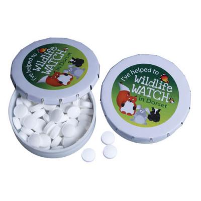 Image of Full Colour Printed Click Clack Tin Containing Mints