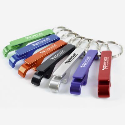 Image of Promotional Bottle And Can Opener With Keyring Aluminium
