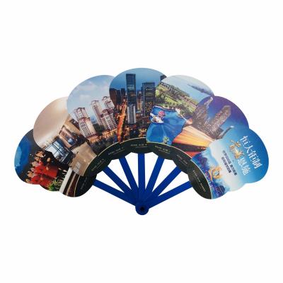 Image of Promotional Paddle Fan Folding With Full Colour Print