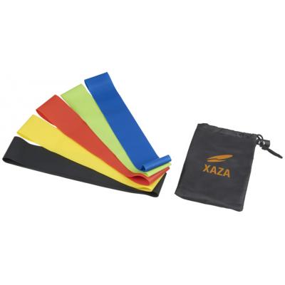 Image of Promotional Exercise Resistance Bands In Branded Pouch