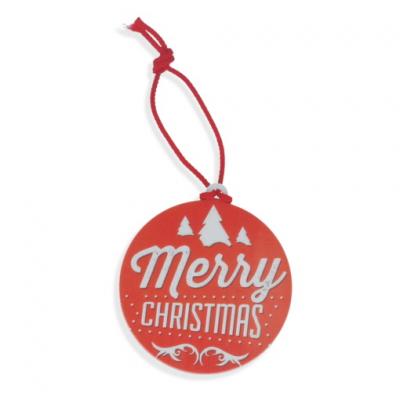Image of Promotional Christmas Tree Decoration Recycled Flat Bauble