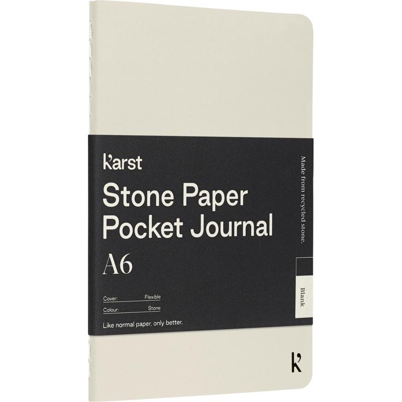 Image of Karst® A6 stone paper softcover pocket journal - blank