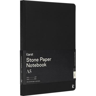 Image of Karst® A5 stone paper hardcover notebook - squared