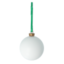 Image of Recycled Christmas Bauble White Eco-ration Plus