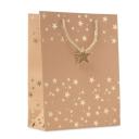 Image of Sparkle Paper Gift Bag with Gold Stars