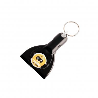 Image of Recycled Ice Scraper Keyring with Trolley Coin