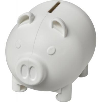 Image of Oink small piggy bank - White
