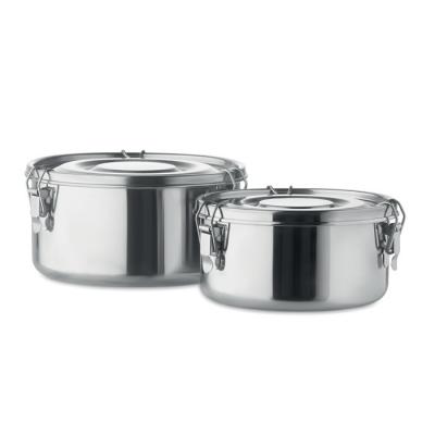 Image of ELLES Set of 2 stainless steel boxes