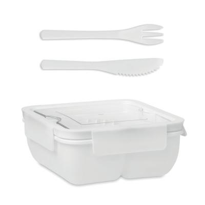 Image of SATURDAY Lunch Box with Cutlery 600ml